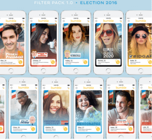bumble political filters