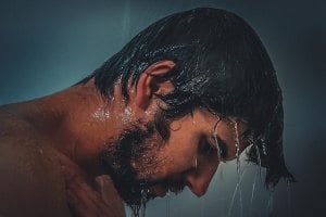 Keeping your hair clean will help distract from its thinning patches.