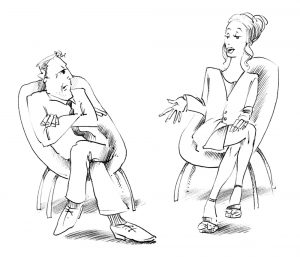 what does her body language say